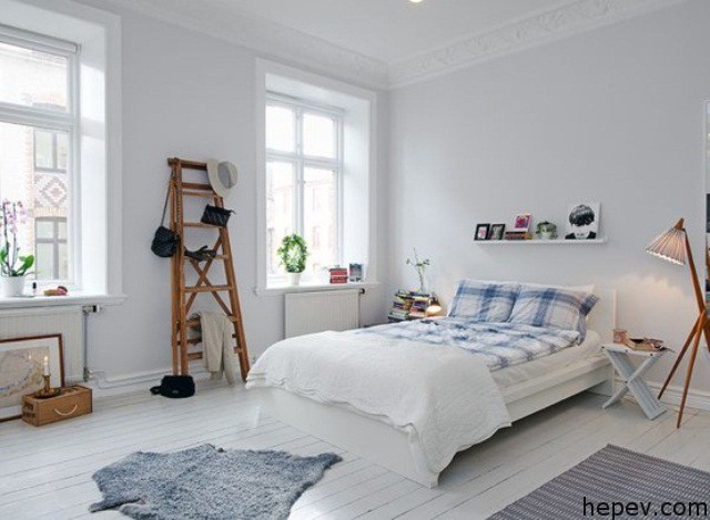 scandinavien bed room